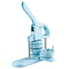 VEVOR Button Maker Machine 1"/1.25"/2.25"(25/32/58 mm) Pin Maker Blue, with 300pcs Button Parts, Circle Cutter and Magic Book, Ergonomic Handle, for DIY Badges, Pins, Fridge Magnets and Key Chains