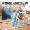 VEVOR 3-IN-1 Button Maker, 1/1.25/2.28 inch(25/32/58mm) Pin Maker, 300pcs Button Parts, Button Maker Machine with Panda Magic Book, Ergonomic Arc Handle Punch Press Kit, For Children DIY Gifts, Blue