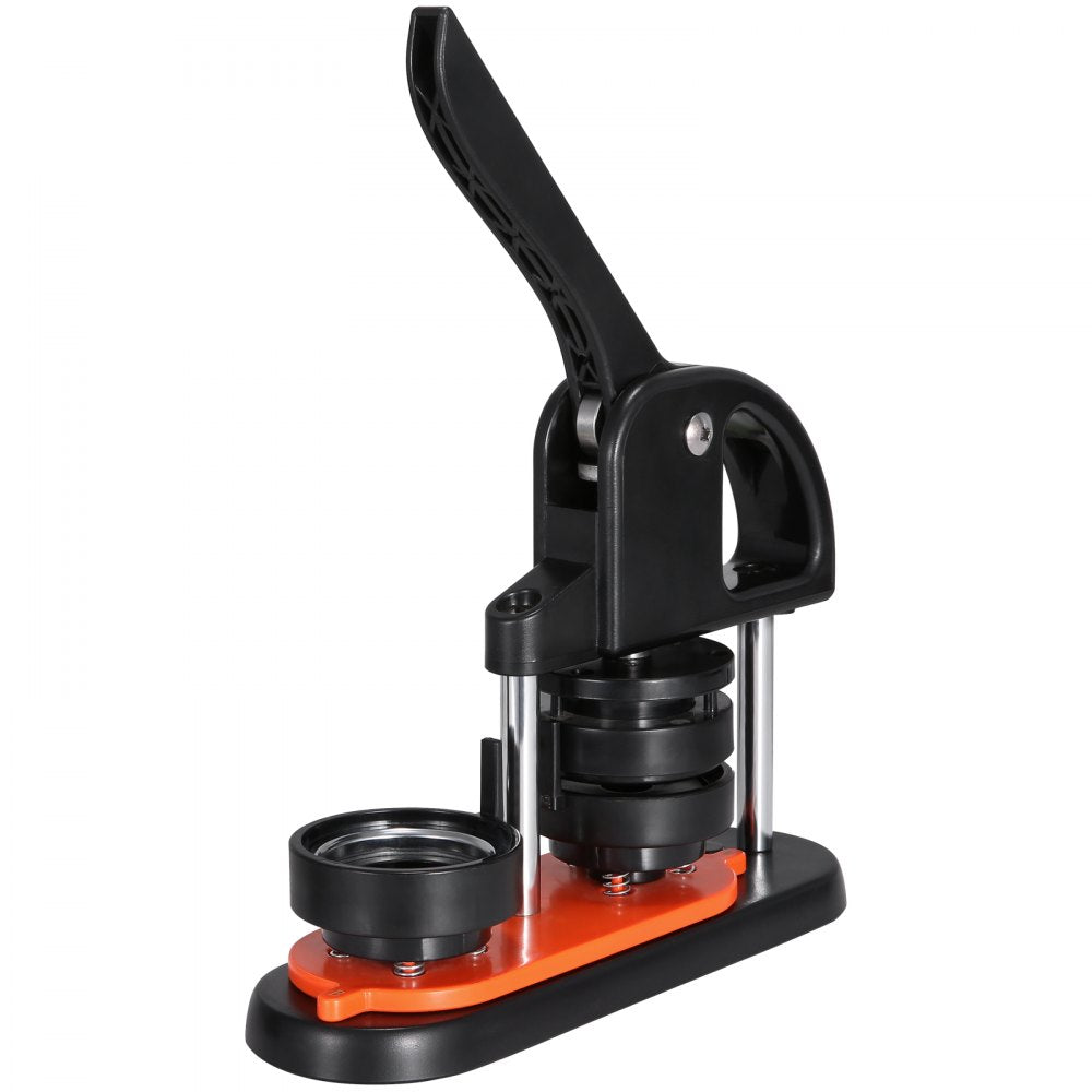VEVOR Button Maker Machine, 2.28 inch/58mm Pin Maker with 100pcs Button Parts, Ergonomic Arc Handle Punch Press Kit, Button Maker with Panda Magic Book, For Children DIY Gifts and Christmas