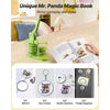 VEVOR Button Maker Machine, 2.95 in, Plastic Pin Maker with 100pcs Button Parts, Mr. Panda Magic Book, Circle Cutter and Hex Wrenches, Reinforced Ergonomic Handle, for DIY Badges, Personalized Pins