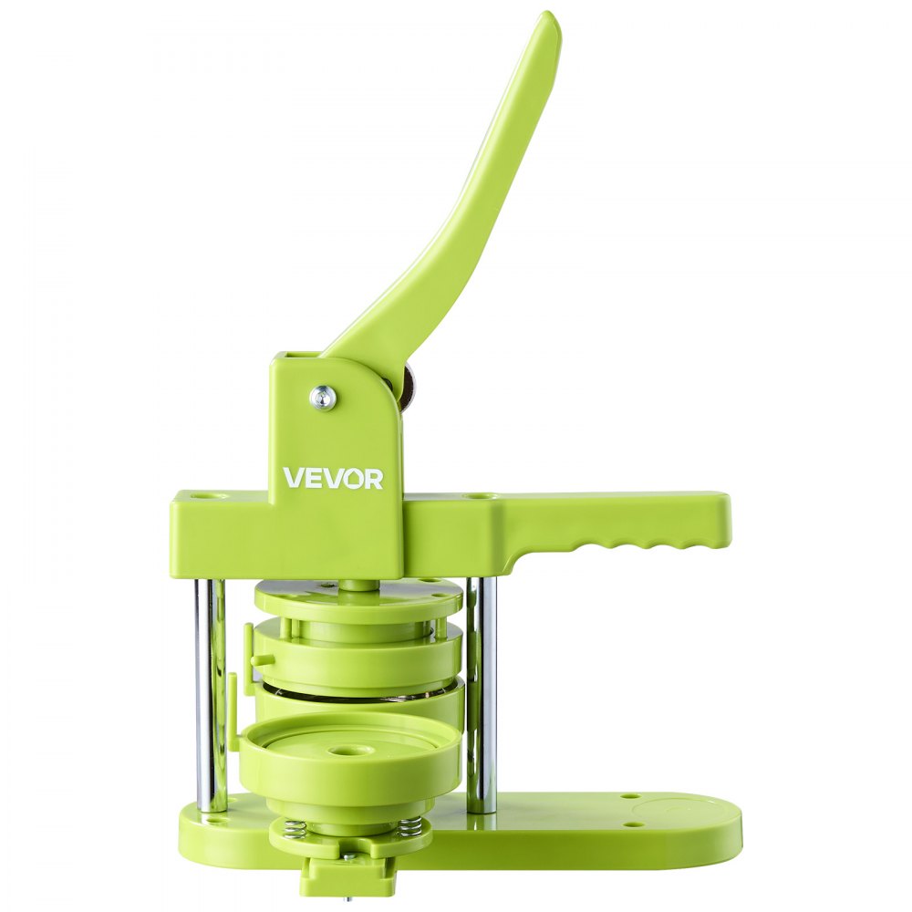 VEVOR Button Maker Machine, 2.95 in, Plastic Pin Maker with 100pcs Button Parts, Mr. Panda Magic Book, Circle Cutter and Hex Wrenches, Reinforced Ergonomic Handle, for DIY Badges, Personalized Pins