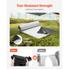 VEVOR 10' x 100' Plastic Sheeting Heavy Duty, 6 Mil Thick Plastic Sheeting Roll, Plastic Drop Cloth Painters Tarp Covering for Crawl Space Vapor Barrier, Black and White Double-Sided, Multi-Purpose