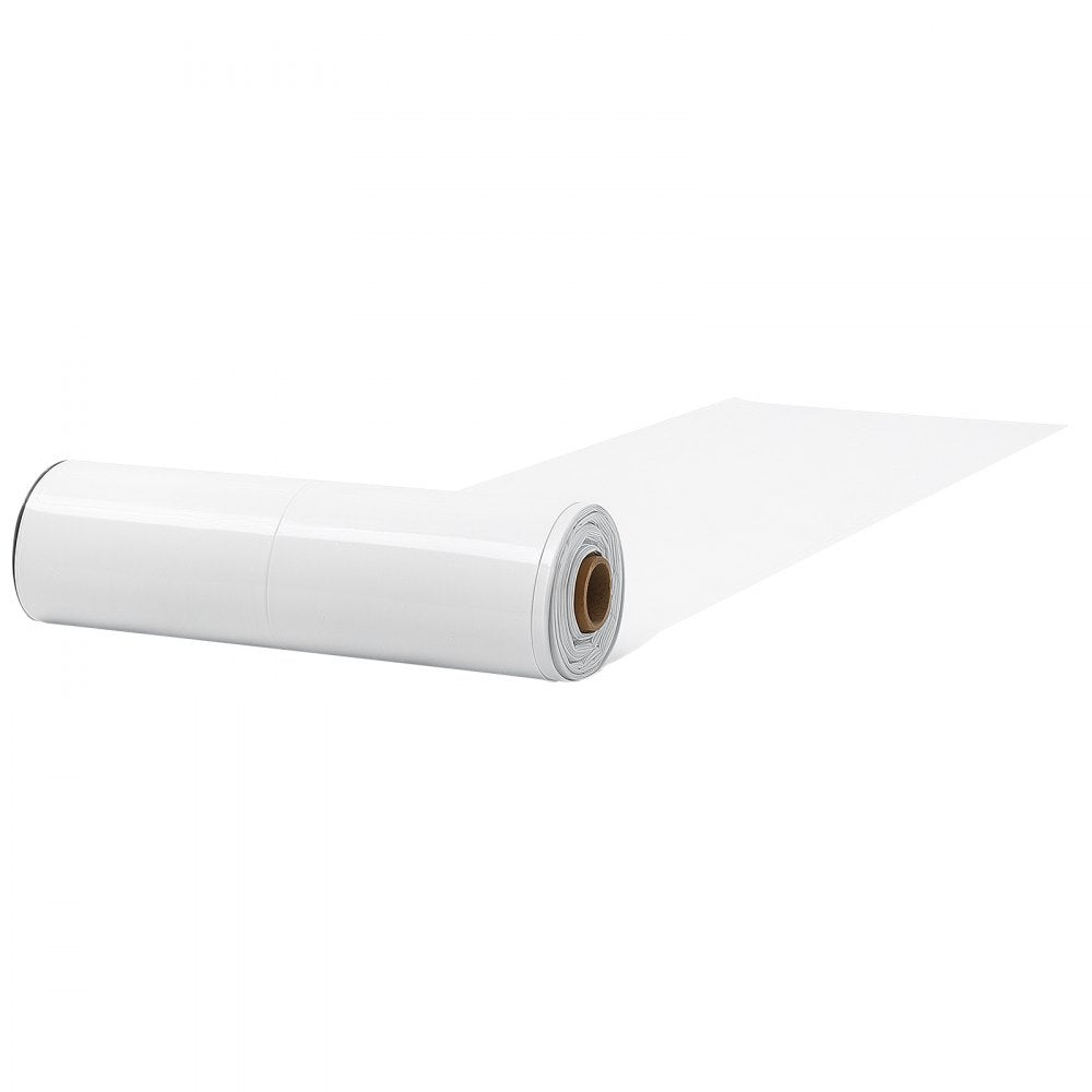 VEVOR 12 Mil Plastic Sheeting 10' x 100' Heavy Duty Thick Polyethylene Roll, Plastic Drop Cloth Painters Tarp, Polyethylene Covering for Crawl Space Vapor Barrier, Weed Control, Garden, Black & White