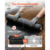 VEVOR 4 Mil Plastic Sheeting 10' x 100' Black Heavy Duty Polyethylene Roll, Thick Plastic Roll for Garden, Drop Cloth Painters Tarp, Polyethylene Covering for Crawl Space Vapor Barrier, Weed Control