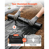 VEVOR 6 Mil Plastic Sheeting 10' x 25' Black Heavy Duty Polyethylene Roll, Thick Plastic Roll for Garden, Drop Cloth Painters Tarp, Polyethylene Covering for Crawl Space Vapor Barrier, Weed Control