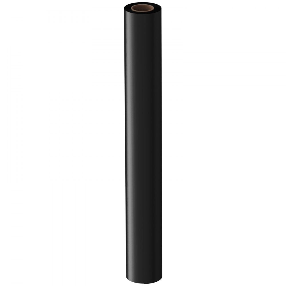 VEVOR 4 Mil Plastic Sheeting 6' x 100' Black Heavy Duty Polyethylene Roll, Thick Plastic Roll for Garden, Drop Cloth Painters Tarp, Polyethylene Covering for Crawl Space Vapor Barrier, Weed Control