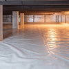 VEVOR 10 Mil Plastic Sheeting 6' x 50' Heavy Duty Thick Polyethylene Roll, Plastic Drop Cloth Painters Tarp, Polyethylene Covering for Crawl Space Vapor Barrier, Weed Control, Garden, Black & White