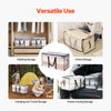 VEVOR 90L Large Storage Bags, 6 Pack Clothes Storage Bins, Foldable Closet Organizers Containers with Reinforced Handle, Plastic Storage Bags for Clothing, Blanket, Comforter, Bed Sheet, and Pillow