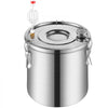 VEVOR Alcohol Still, 8 Gal / 30 L Stainless Steel Water Alcohol Distiller with Copper Coil for Fast Cooling, Dual Condenser Distiller Kit with Secondary Distillation, for Wine Whisky Brandy, Silver