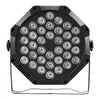 VEVOR LED Par Lights, 4 Pack 36 LED RGB Stage Lights Uplight Stage Lighting, for DJ, Event, Music Party, Wedding, Bar, Church, Remote & DMX Control, Sound Activated, 6 Lighting Effects, Carry Handle