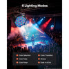 VEVOR LED Par Lights, 8 Pack 36 LED RGB Stage Lights Uplight Stage Lighting, for DJ, Event, Music Party, Wedding, Bar, Church, Remote & DMX Control, Sound Activated, 6 Lighting Effects, Carry Handle