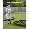VEVOR Landscape Edging, 66 ft x 4 in Plastic Garden Border Edging with 60 Spikes & 2 Ground Stakes, No Dig, Flexible Lawn Edgings Roll, UV-Resistant Mini Fence Borders for Flower Beds Yard Paver