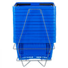 VEVOR Shopping Basket, 16.9 x 11.8 x 8.7 in/42.8 x 30 x 22 cm((L x W x H), Plastic Handle and Iron Stand, Set of 12 Store Baskets with Durable PE Material Used for Supermarket, Retail, Bookstore, Blue
