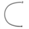 VEVOR Faucet Hose Connector, 24-Inch Length, 3/8 Inch Comp x 1/2 Inch FIP 2-Pack Braided Stainless Steel Faucet Supply Line, Faucet Hose Connects Kitchen Bathroom Sink to Water Supply, Certified Safe
