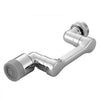 VEVOR 1080° Swivel Faucet Extender, 2 Sprayer Modes Sink Water Faucet Aerator Extension, Kitchen Bathroom Rotatable Spray Attachment with Brass Robotic Arm, Rotating Splash Filter Wash Hand/Hair/Face