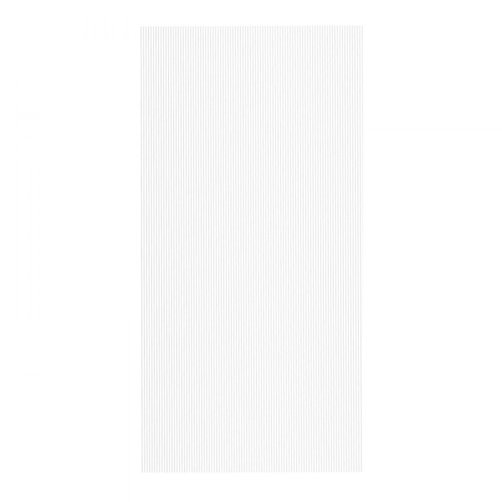 VEVOR 5 Pack Polycarbonate Greenhouse Panels, 2' X 4' X 0.32'' Roof Panels Sheets, Waterproof UV Protected Corrugated Plastic Roofing, Impact Resistance Clear Roofing Sheets for Greenhouse/Garden