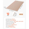 VEVOR Roof Panels, 12Pcs Polycarbonate Roofing Panels Double Layer, High Impact Corrugated Plastic Greenhouse Replacement Cover, Waterproof for Gazebos, Chicken Coops, Home, Garden (5' x 2' x 0.24")