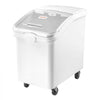 VEVOR Rice Storage Container 198 lbs/31.7 Gallons Dog Food Dispenser Bin, for Kitchen Pantry, 120L Large Grain Cereal Flour Ingredient Storage Bin, Pet Food Container with Wheels, Scoop, Slide Lid
