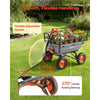 Smooth, flexible handling with adjustable handle and swivel steering