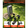VEVOR Garden Dump Cart, 400 lbs Poly Dump Cart, Garden Carts Dumps Wagon with 90° Quick-Dumps Mechanism, 180° Swivel Wheels, 270° Flexible Rotating Bearings, Yard Wagon for Plants, Soil, Crops