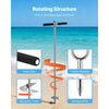 VEVOR Sand Anchor, 36 in Stainless Steel Beach Anchor, Screw in Sand Boat Anchors with Spiral Blade, Shallow Water Boat Auger Anchors, for Securing Jet Ski PWC Pontoon Kayak on Beaches and Sandbars