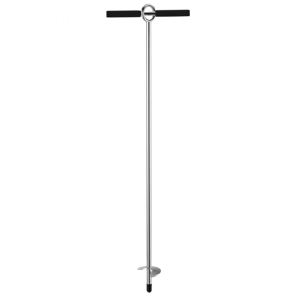 VEVOR Sand Anchor, 36 in Stainless Steel Beach Anchor, Screw in Sand Boat Anchors with Spiral Blade, Shallow Water Boat Auger Anchors, for Securing Jet Ski PWC Pontoon Kayak on Beaches and Sandbars