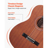 VEVOR Classical Guitar, 36 Inch, Wood Classical Guitar Starter Kit for Beginners, with Nylon Strings, Gig Bag, Strap, Tuner, Extra Strings, Picks, Capo, Sapele & Rosewood, for Kids Girls Boys, Natural