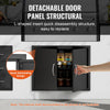 VEVOR BBQ Access Door, 31W x 24H Inch Double Outdoor Kitchen Door, Cold Plate Flush Mount Door, Wall Vertical Door with Handles, for BBQ Island, Grilling Station, Outside Cabinet(Stainless Steel + Oil-Sprayed Product)
