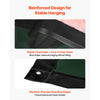 VEVOR Welding Screen with Frame, 3-Panel 6 x 8 FT Welding Curtain Screen, Flame-Resistant Vinyl Safety Protection Screens with 12 Wheels & 6-Level UV Protection for Workshop/Industrial Use, Dark Green