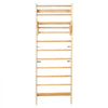 VEVOR Swedish Ladder Wall Gym, 10-Level Solid Wood Indoor Jungle Gym, 220lbs Loading Indoor Playground Climbing Ladder for Kid Adults, Gymnastic Stall Bars with Pull-Up Bar - Ideal Gift for Boys Girls