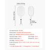 VEVOR Electric Fly Swatter, Zapper Racket with 3 Layers Mesh & Digital Screen Display, Dual Modes Fly Killer with 1500mAh Battery Rechargeable for Home, Bedroom, Kitchen and Patio, White