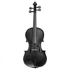 VEVOR Violin 4/4 Full Size for Adults, Violin Fiddle Set for Beginners Student with Hard Case, Rosin, Bow, Shoulder Rest, Bridge, Tuner and Extra Strings, Professional Solidwood Instruments  (Black)