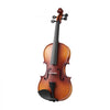 VEVOR Violin 4/4 Full Size for Adults, Violin Fiddle Set for Beginners Student with Hard Case, Rosin, Bow, Shoulder Rest,Bridge,Extra Strings,Professional Solidwood Instrument (Matte Brown)