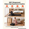 VEVOR Infrared Sauna Blanket 73 x 35 in, Portable PU Leather Sauna Bag, Even Heating for Home Detox & Relaxation, Temp Control & Timer, Full-Body Heating Wrap with Towel Liner, Carry Bag, Black