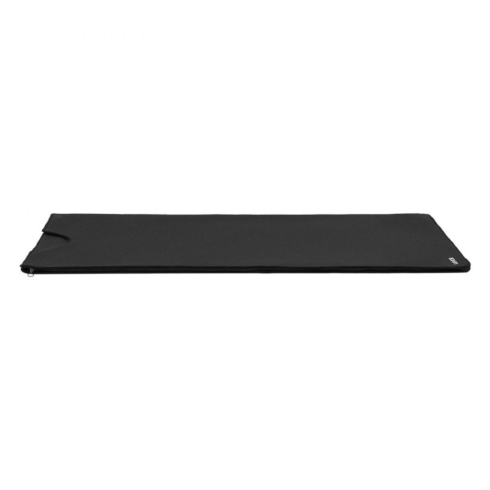VEVOR Infrared Sauna Blanket 73 x 35 in, Portable PU Leather Sauna Bag, Even Heating for Home Detox & Relaxation, Temp Control & Timer, Full-Body Heating Wrap with Towel Liner, Carry Bag, Black