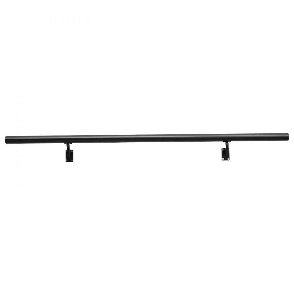 VEVOR Handrail Stair Railing, 5 ft, Wall Mount Handrails for Indoor Stairs, Thickened Aluminum Alloy Hand Rail with Installation Kit, 440 LBS Load Capacity Stairway Railing for Outdoor Stairs