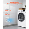 VEVOR 6 inch Through-The-Wall Ventilation Fan, 110 CFM Through Wall Exhaust Fan with AC Motor, Quiet Vent Easy Installation for Bathroom,Garage,Laundry Room,Storage Room Air Exchanger