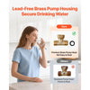 VEVOR Digital Smart Instant Hot Water Recirculating Pump Kit, with Built-in Thermostat, Timer, Digital Screen, Under Sink Recirculation Circulation Circulator Pump System, for House Water Heaters