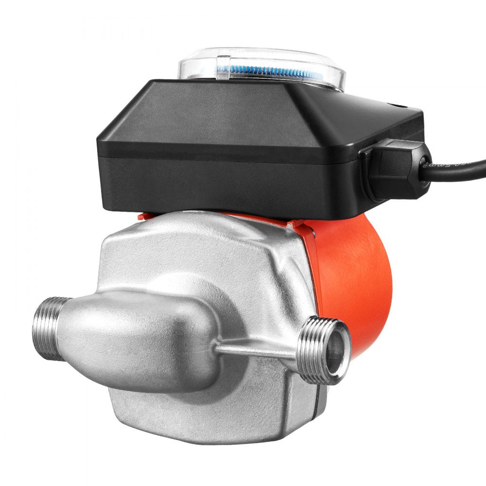 VEVOR Hot Water Recirculating Pump, with Bypass Valve, Instant Recirculation Pump Kit with Timer, Adapter, Circulation Circulator System, Stainless Steel Head, 0.13 HP 110-120V, for Tank Water Heaters