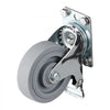 VEVOR Caster Wheels, 5 Inch Heavy Duty Casters, Compatible with VEVOR Insulated Food Pan Carrier, Set of 4 (2 Swivel with Brake, 2 Rigid)