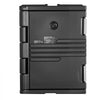 VEVOR Insulated Food Pan Carrier, 95 Qt Non-Electrical Food Warmer, with Wheel & 304 Stainless Steel Latch, LLDPE Stackable Hot Box, for Various Pan Sizes(NOT Included), Fit Catering BBQ Event(Black)