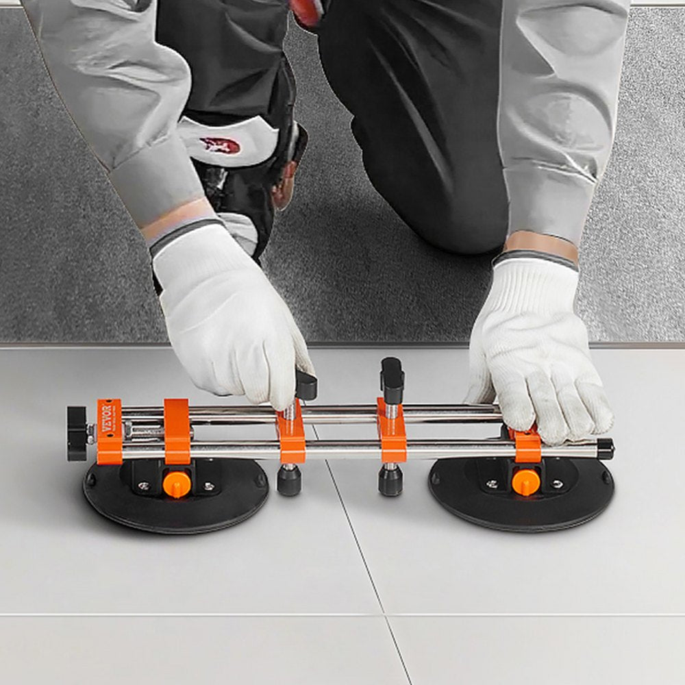 VEVOR Seamless Seam Setter, 2 Packs, Granite Seam Setter with 6 in Vacuum Suction Cups & Tool Bag, Seam Joiner for Seam Joining & Leveling, Countertop Installation Tool for Tile Stone Marble Slab