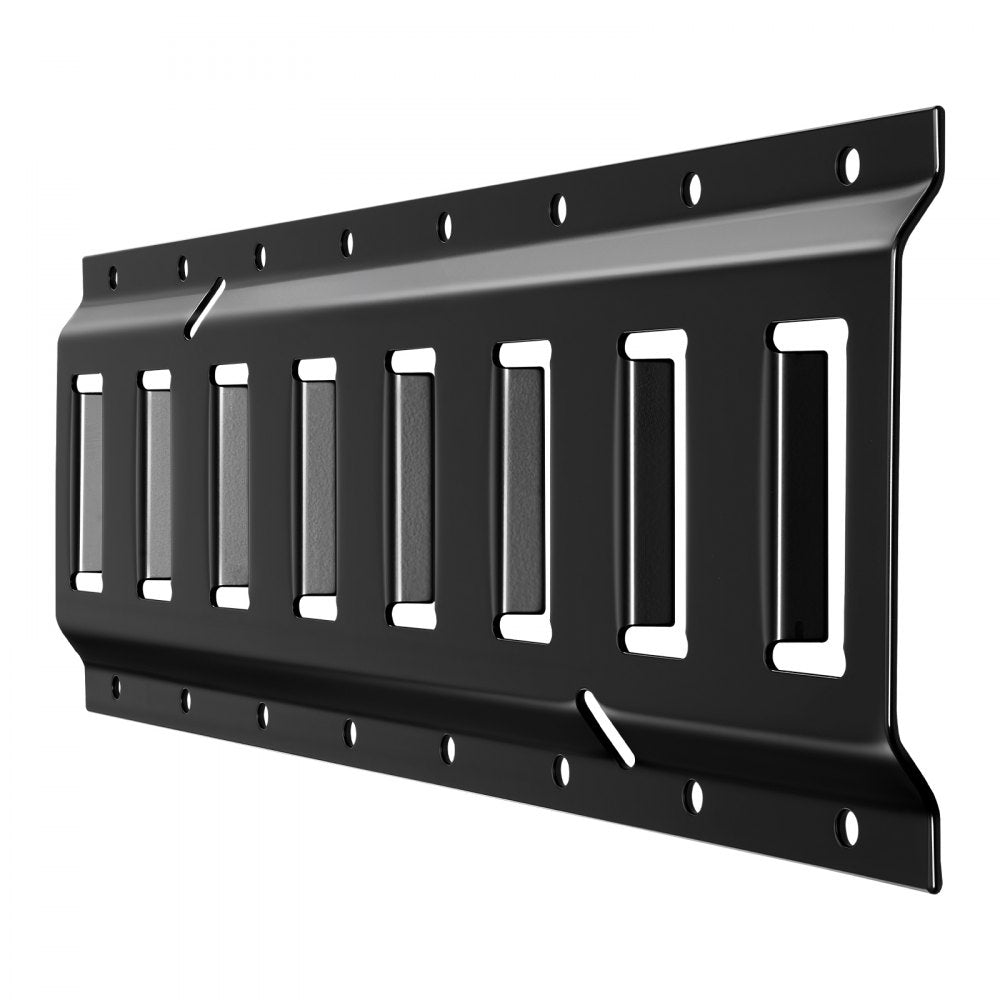 VEVOR E-Track Tie-Down Rail Kit, 4 Pack 1.3 ft E Track Rails, 2 U-Shaped Hooks, 2 Tool Holders, 2 Track Shelf Brackets, 2 Tire Holders, 2 Cable Storage Rings, 8 End Caps & 1 Bag, Fit for Vans Trailers