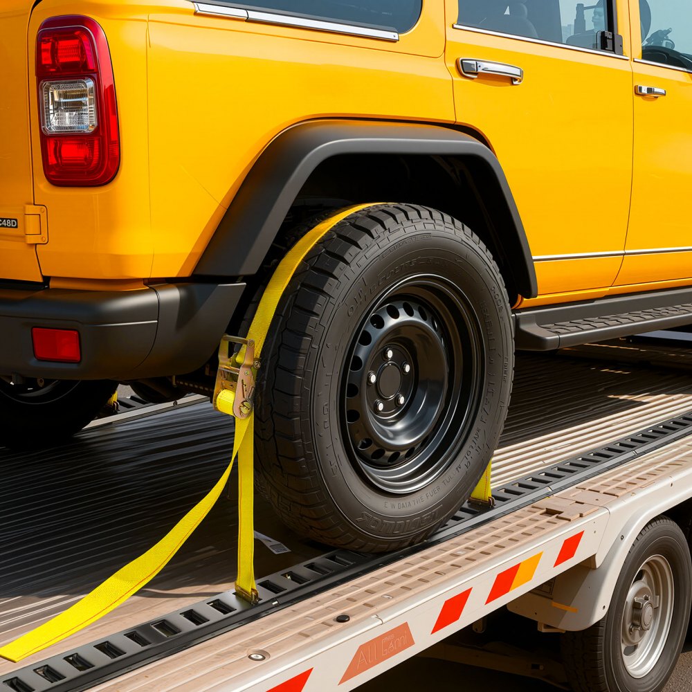 VEVOR E-Track Tie-Down Rail Kit, 4 Pack 1.3 ft E Tracks Set, 21 Pcs Includes 2 Ratchet Straps & 4 O-Rings & 4 Tie-Offs with D-Ring & 2 Single Slots & 8 End Caps & 1 Bag, Fit for Garages Vans Trailers