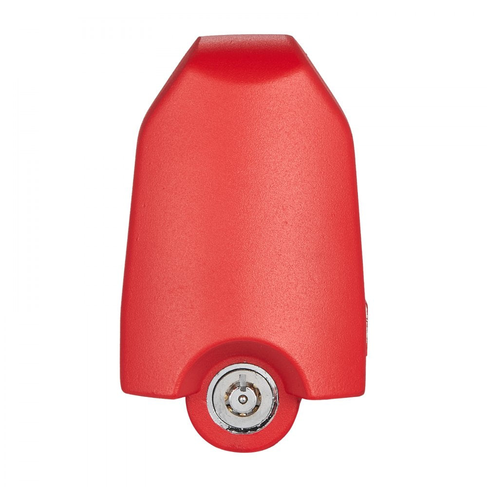 VEVOR Trailer Hitch Lock, Fits for 1-7/8 in, 2 in, 2-5/16 in Couplers, Heavy-Duty Anti-Theft Trailer Ball Lock with 3 Keys, Prying-Resistant & Impact-Resistant, Fits for RVs, Boats, Trailers, Red