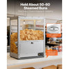 VEVOR Commercial Nacho Chip Warmer, 85QT Chip Warmer Machine with Heating Base and Warming Light, Nacho Machine with Deflection Board, Stainless Steel, for Nacho Chips, Popcorn, Potato Chips, Peanut