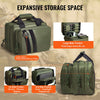 VEVOR Range Bag for 2 Pistols, Tactical Gun Bag with 2 Built-in Removable Pistol Bags & 6 Detachable Magazines, Gun Range Bag for Outdoor Hunting Shooting, Lockable Carrying Handgun Bag Case, Green