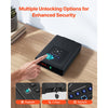 VEVOR Gun Safe, Pistol Handgun Drawer Safe with Fingerprint/Password/Key, 3-Way Quick Access Firearm Case Drawer with Screen for 2 Pistols & Magazines, Wireless Charging, for Desk Bedside Nightstand