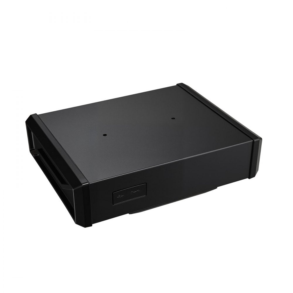VEVOR Gun Safe, Heavy Duty Handgun Safe with Fingerprint/Password/Key, 3-Way Quick Access Firearm Case Box with Lighting for 2 Pistols & 2 Magazines, Pistol Gun Box for Nightstand Bedside Desk Car