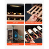 VEVOR 52 Bottle Wine Fridge, Freestanding Wine Cooler Refrigerator, Dual Zone Cooler, 41℉ to 65℉ Adjustable Temp Mini Cellar, Glass Door, For Home Office Bar, Red White Champagne or Sparkling Wines